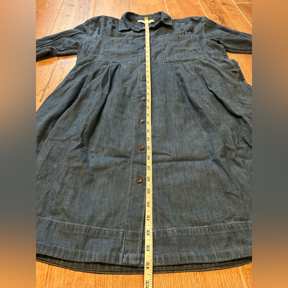 NEW LOFT XS Denim Dress - Picture 7 of 7